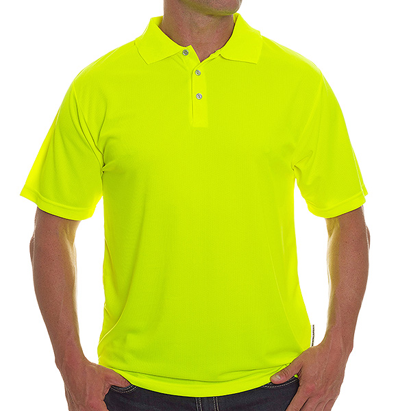 Hi vis dri fit polo shirts Clearance