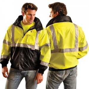 OccuNomix Class 3 Heavyweight 4-in-1 Bomber Jacket (Black Bottom)