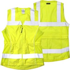 Kishigo Premium Brilliant Series� Class 2 Fitted Ladies Vest (Mesh Fabric)