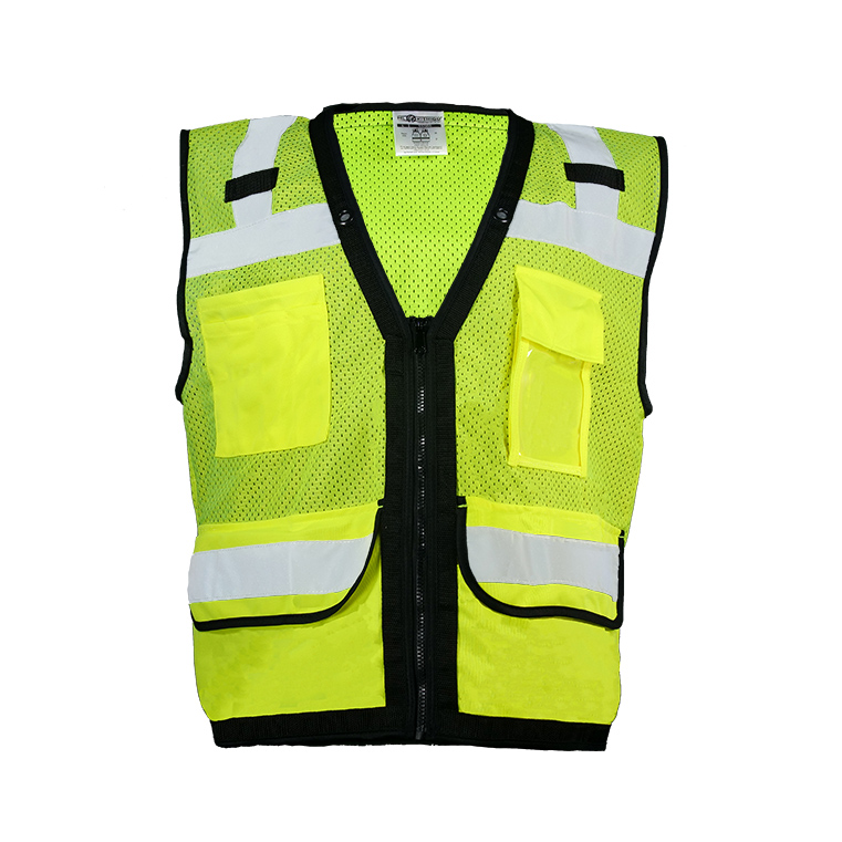 Kishigo Class 2 12-Pocket Surveyors Vest (Zipper Closure) 