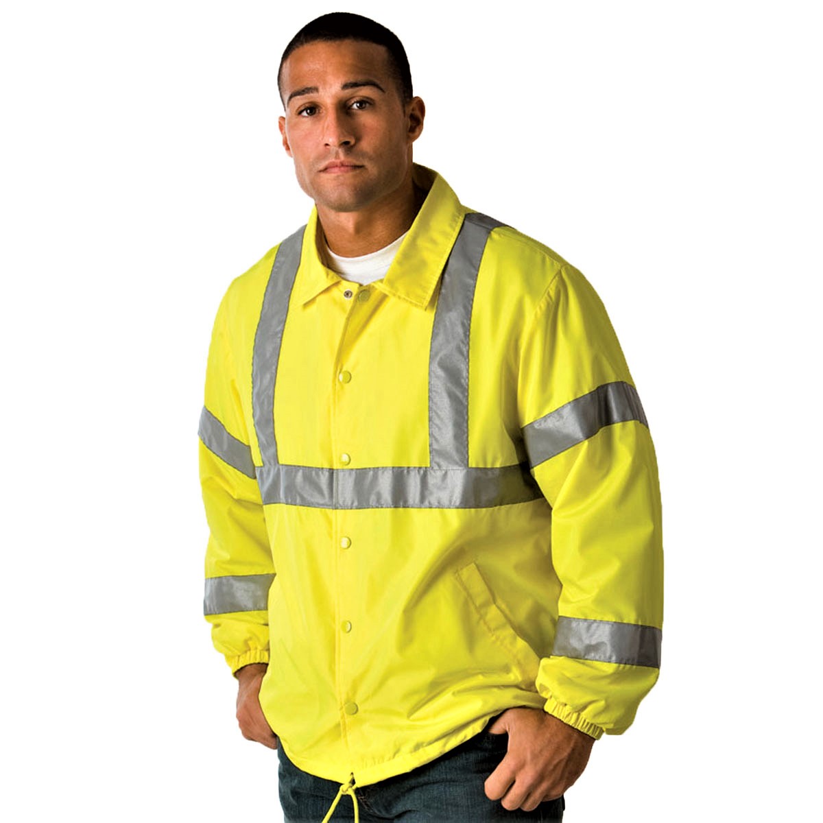 Occunomix LUX-WCVL High Visibility Winter Coverall Medium Yellow