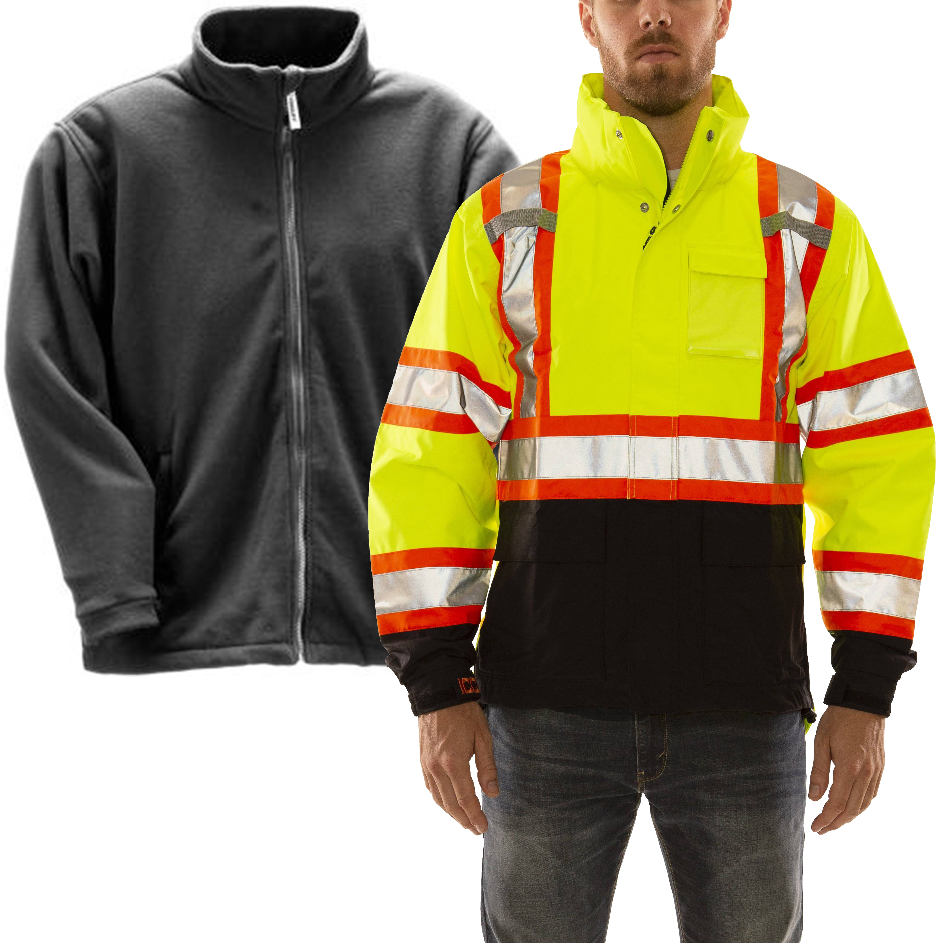 Tingley Icon� Two-Tone X-Back Class 3 Compliant 3-in-1 Jacket