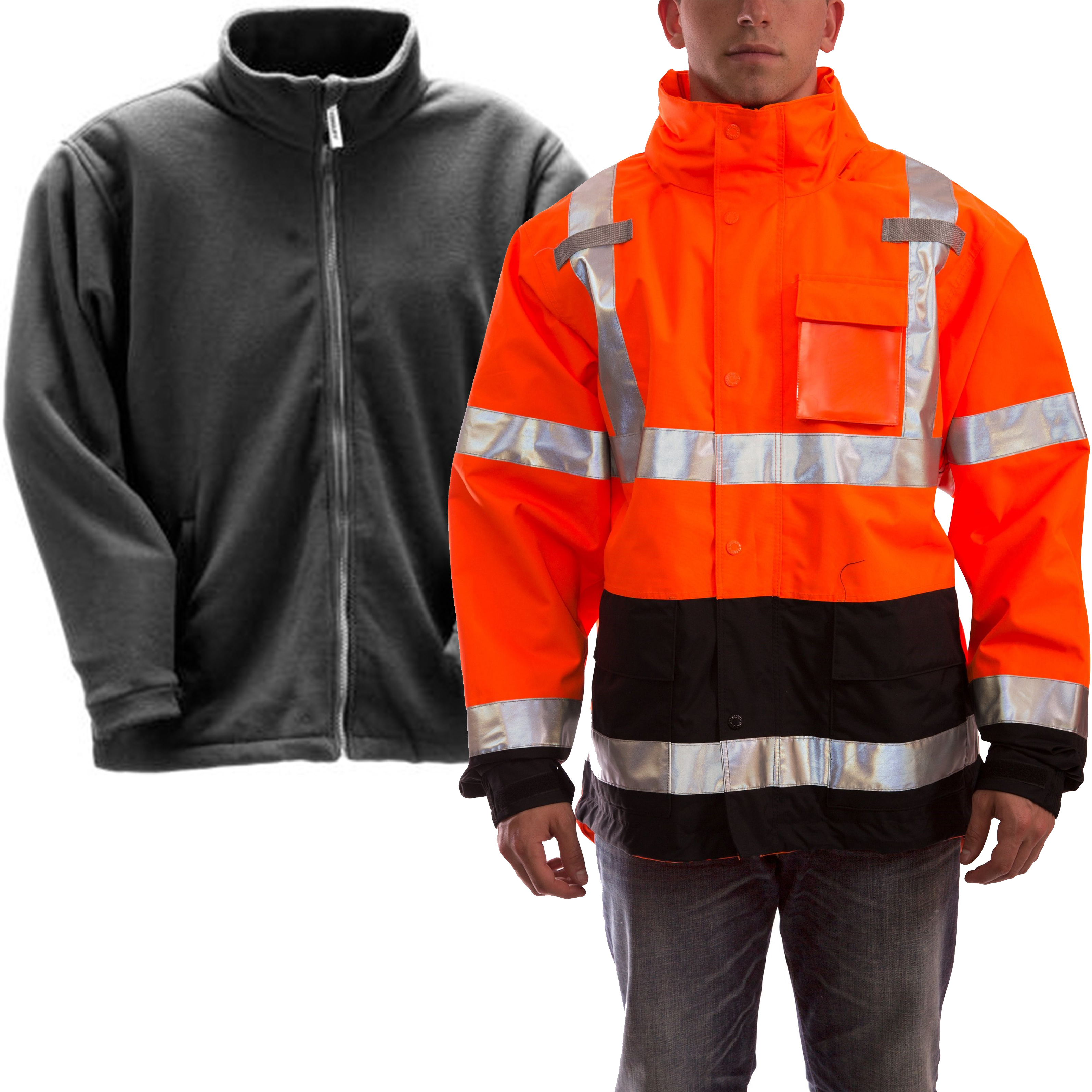 Tingley Class 3 Compliant 3-in-1 Jacket (Black Bottom)