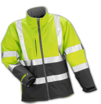 Tingley Phase 3™ Soft Shell Class 3 Jacket (Charcoal Bottom)