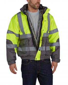 Utility Pro UHV563 High Visibility Premium Bomber Jacket 3XL