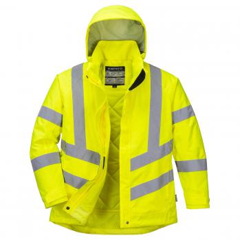 Portwest Women's Class 3 Winter Jacket | Hi-Viz Safety Wear High ...