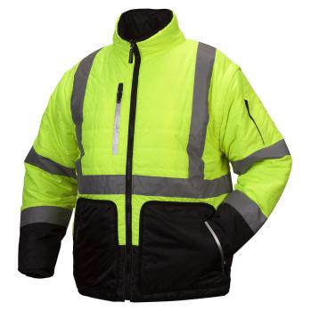 hi vis jacket removable sleeves