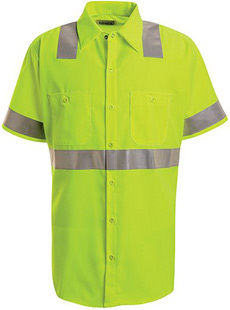 button down safety work shirts