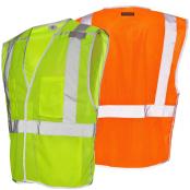 Orange JS111  L ML Kishigo JS111 Polyester 360 Pro Series Parka HIgh-Viz Jacket with Hidden Collar Hood Large 