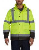 JORESTECH Safety Rain Set Pants Lime ANSI 150D Heavy Duty PANTS-03 Jacket Reflective High Visibility Yellow JK-03 Small 